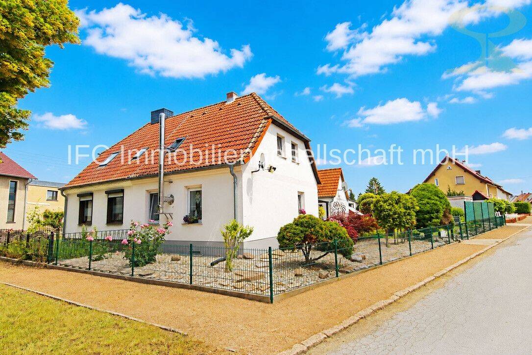 Doppelhaushälfte mit überdachter Terrasse, Pool, Garage und vielen Extras in Edderitz, 6388 Südliches Anhalt