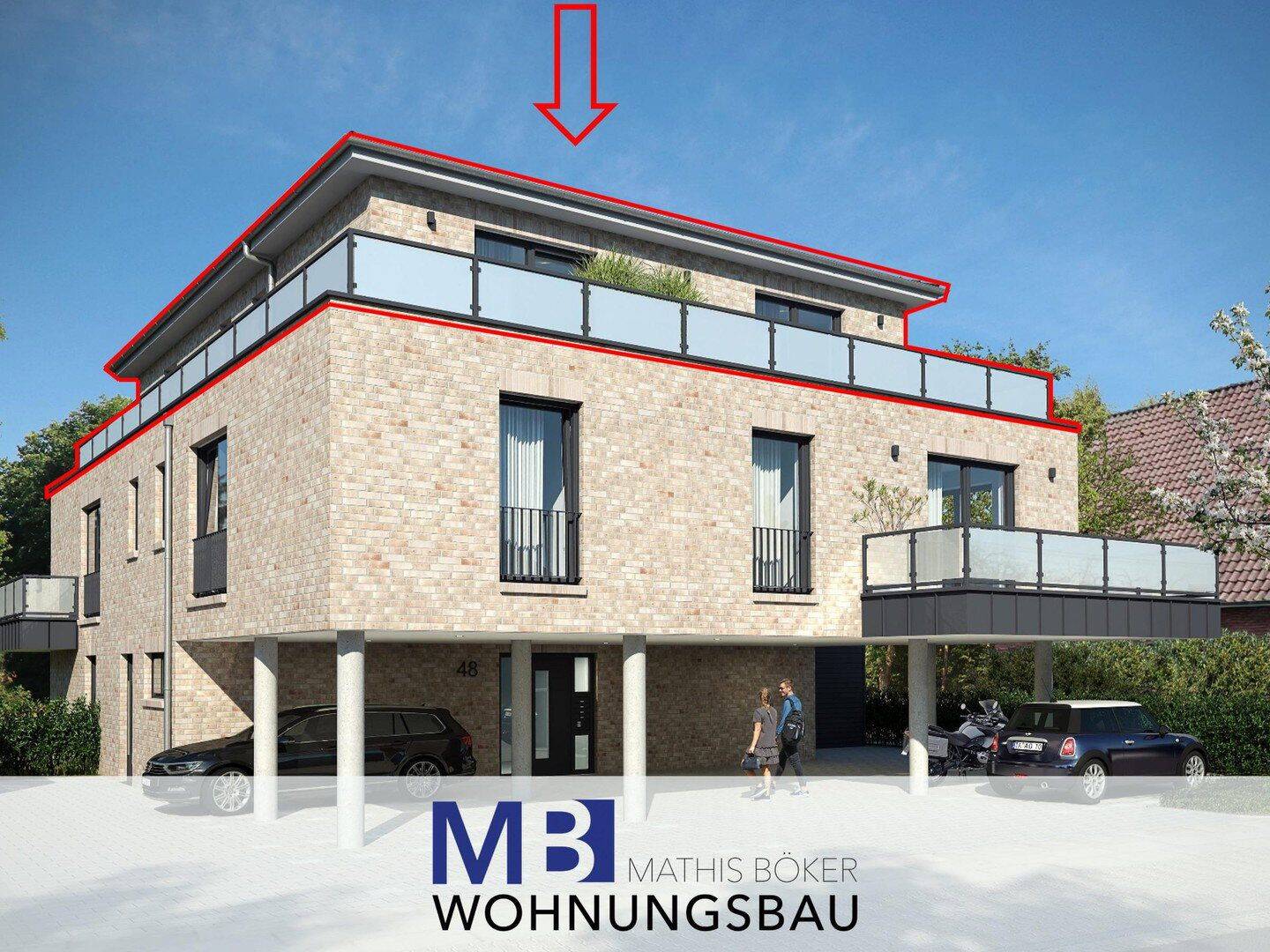 Erstbezug Neubau-Penthousewohnung, 49716 Meppen