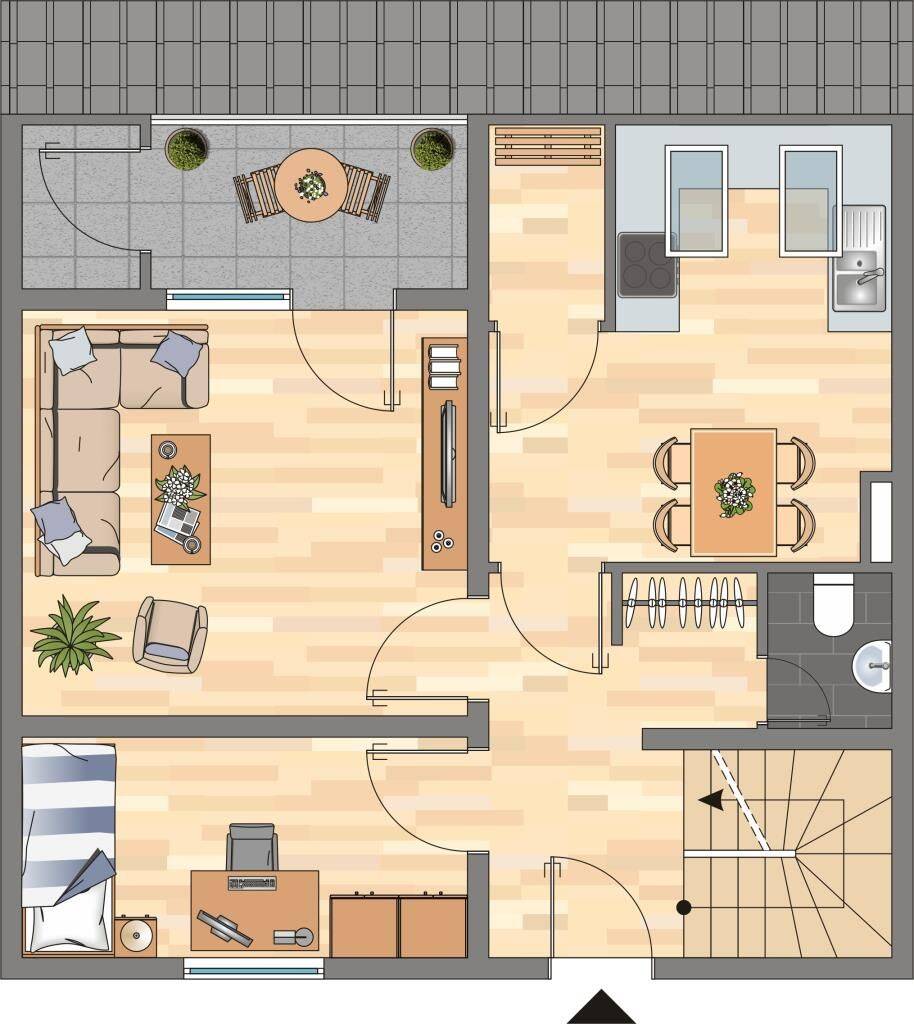 Charmante 3-Zimmer Maisonette-Wohnung mit Bodenheizung – ab sofort Verfügbar.., 59368 Werne