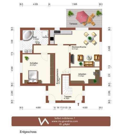 3 Zimmerwohnung/Doppelhaushälfte in Berlin-Rahnsdorf, 12589 Berlin (Treptow-Köpenick Hessenwinkel Rahnsdorf Wilhelmshagen)