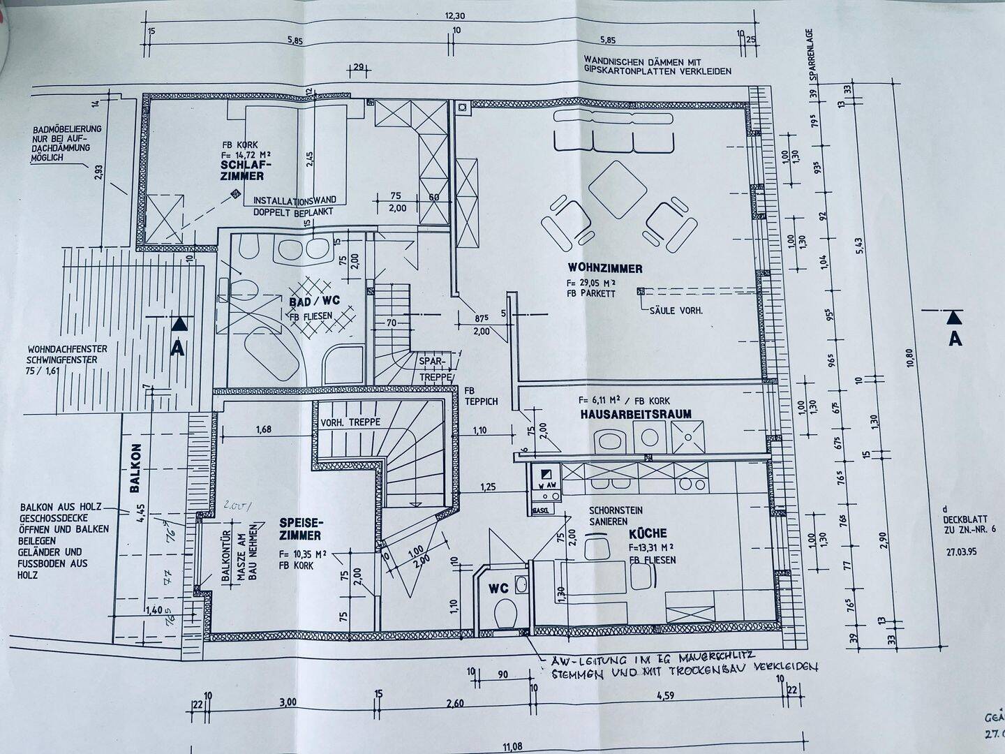 5-Raum Maisonette-Wohnung saniert mit Balkon Altstadt Grimma, 4668 Grimma