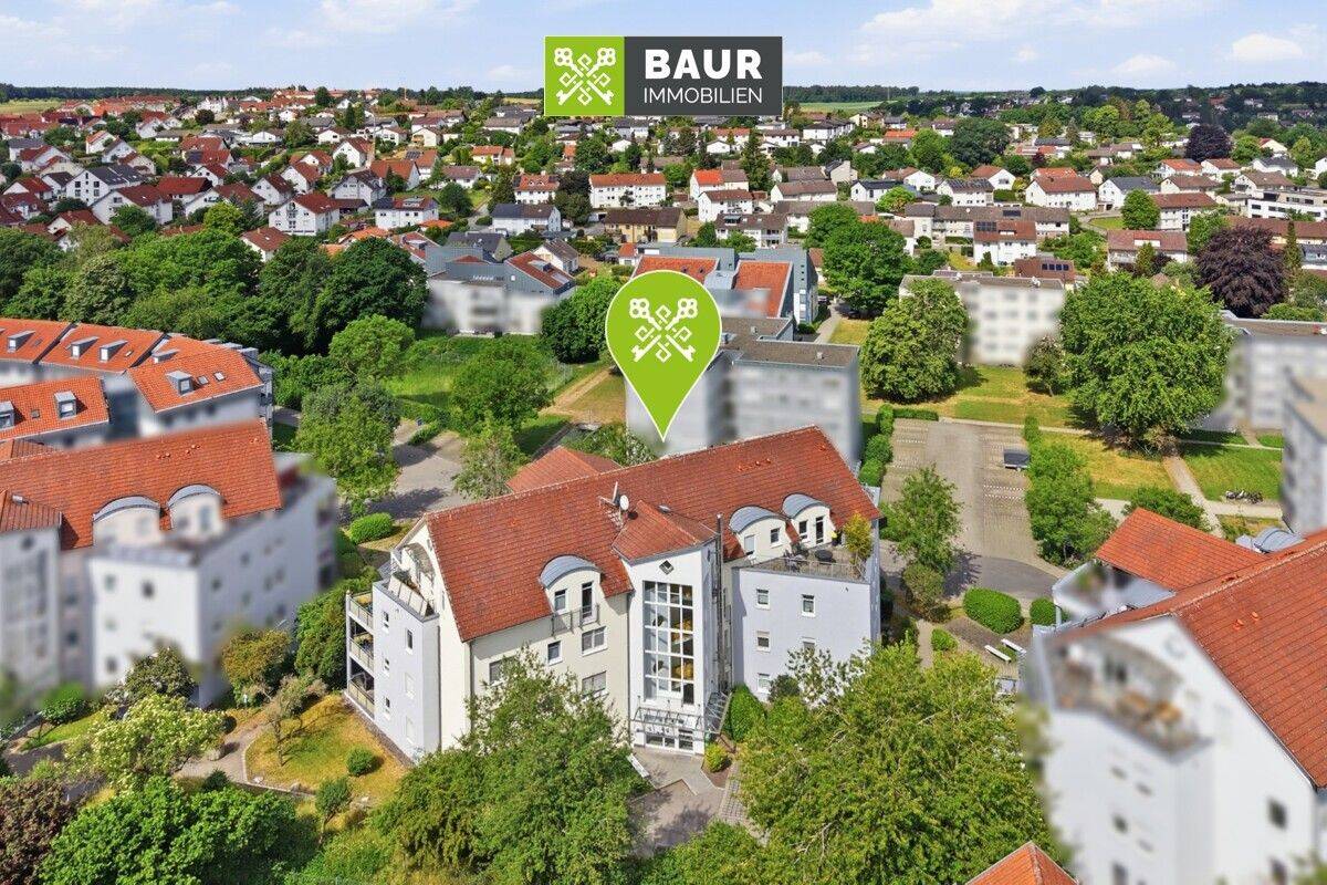 360° | Vermietete 2-Zimmer-Wohnung mit Balkon, Aufzug und Tiefgaragenstellplatz, 88348 Bad Saulgau