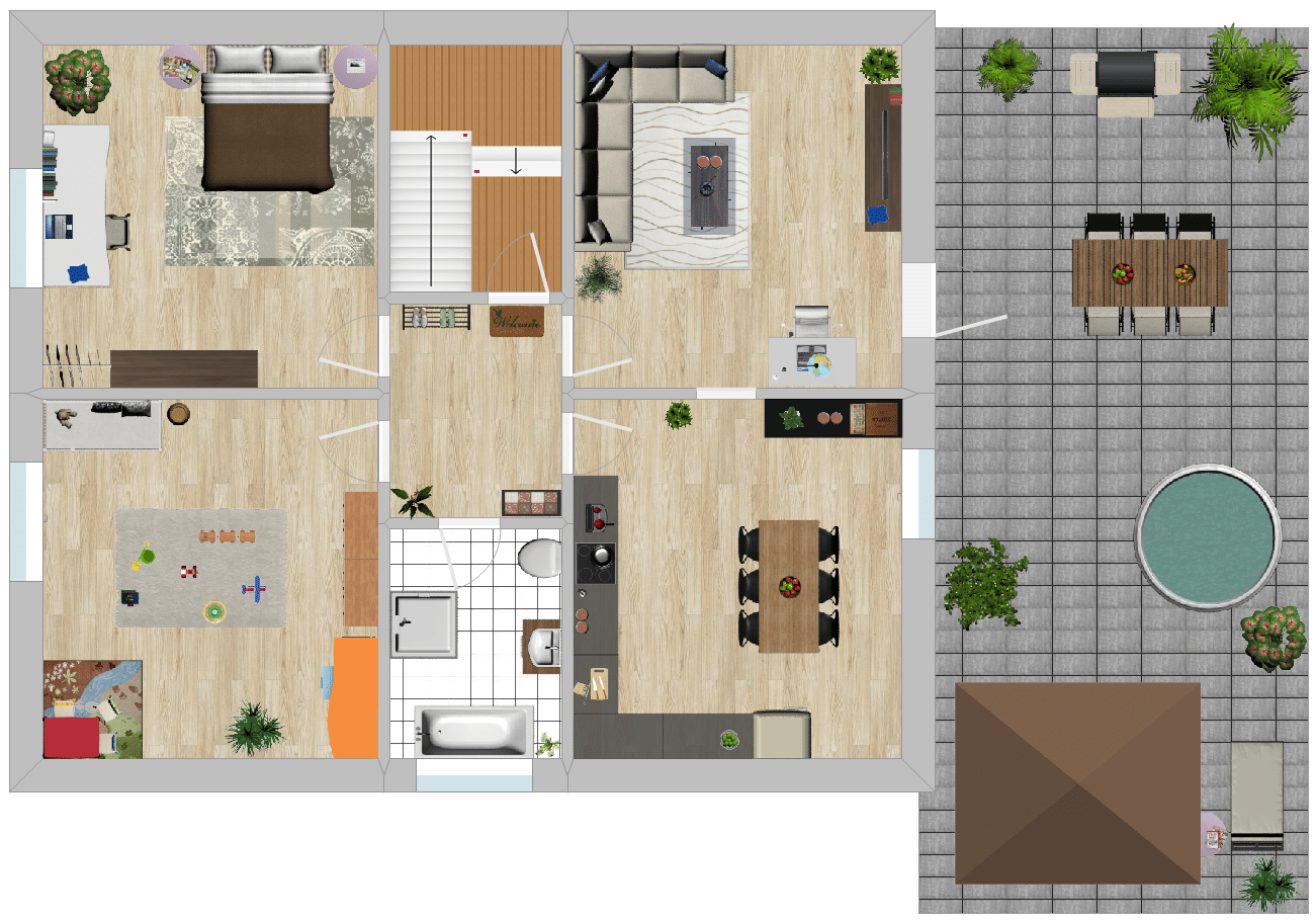 Charmante Altbauwohnung mit großzügiger Dachterrasse, 59077 Hamm
