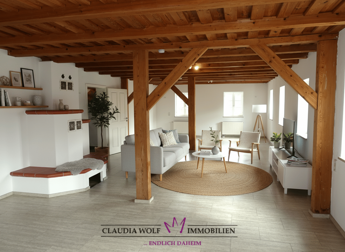 *** ANKOMMEN UND BLEIBEN – Familienfreundliches Fachwerkhaus mit Geschichte in Larrieden ***, 91555 Feuchtwangen