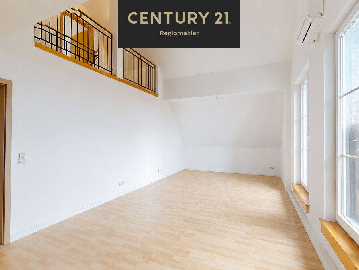 Galerie, Balkon und Einbauküche – Maisonettewohnung zur Miete, 39288 Burg
