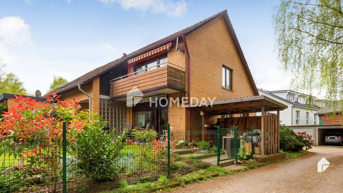 Fast wie DHH: Schicke Maisonette mit SW-Terrasse, Wintergarten, 2 Bädern und Garten | Ruhige Lage, 22889 Tangstedt