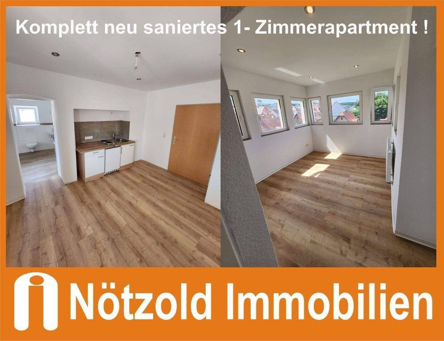 +++Saniertes 1- Zimmer Apartment in Höchberg! Nur an berufstätige Einzelperson/Student-in+++, 97204 Höchberg