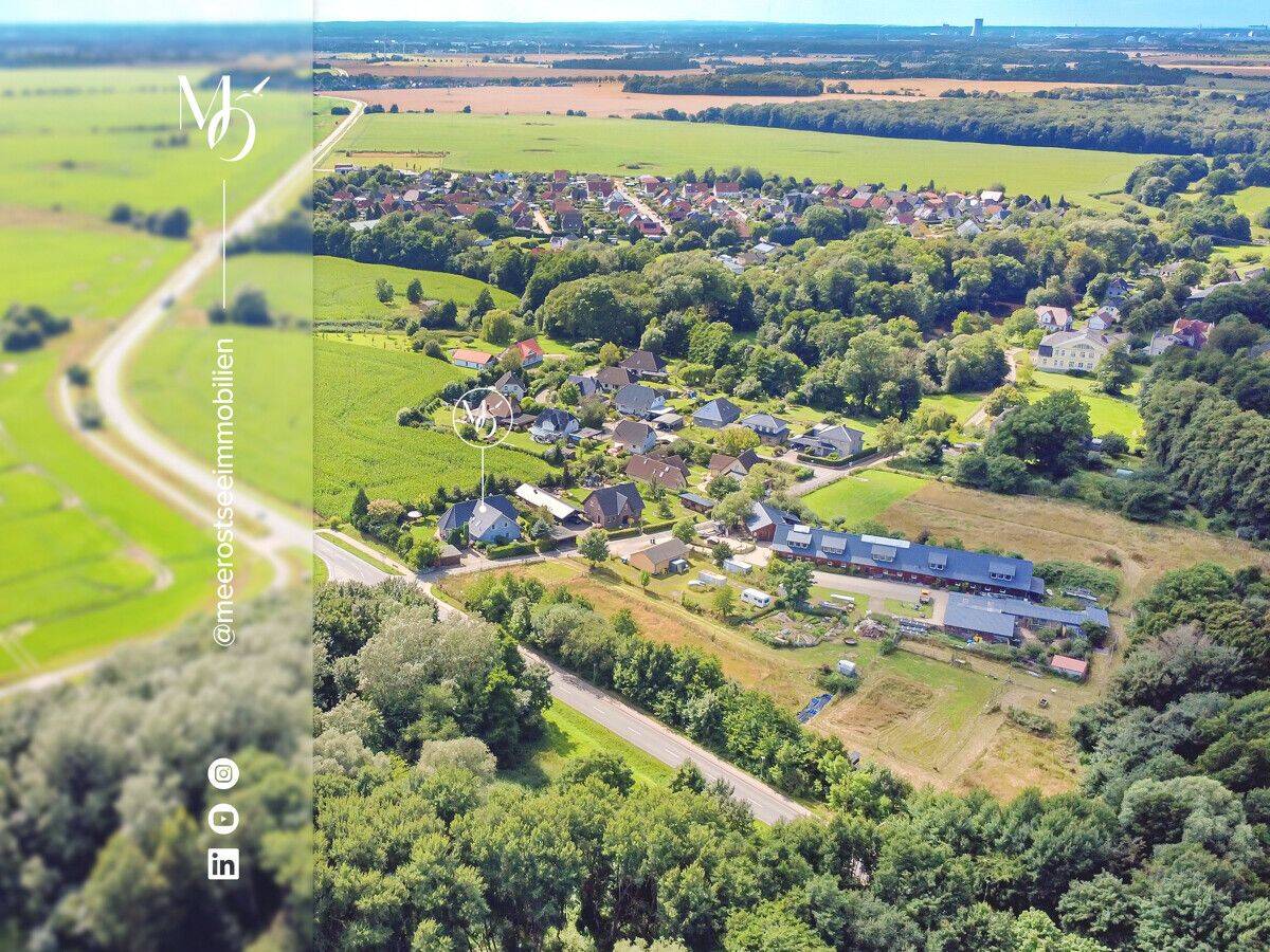 15 km bis Rostock // DHH mit 144 m² // 622 m² Grundstück // Angrenzende DHH auf Wunsch erwerbbar, 18184 Poppendorf
