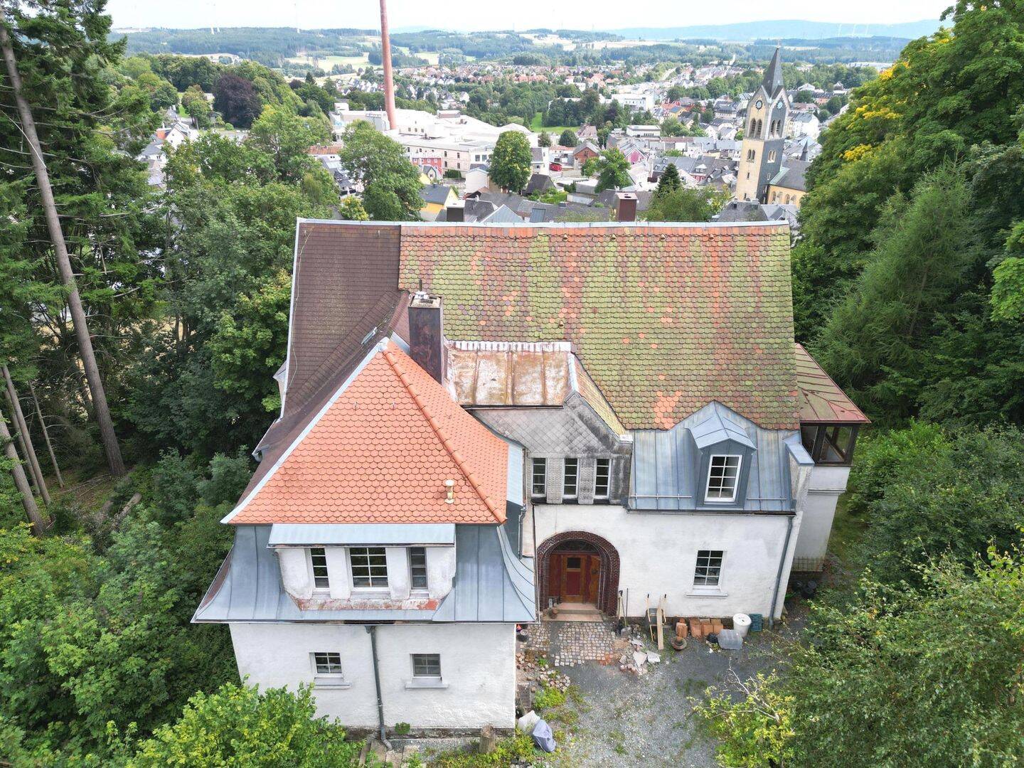 Einzigartige Villa mit Panoramaausblick, 95233 Helmbrechts