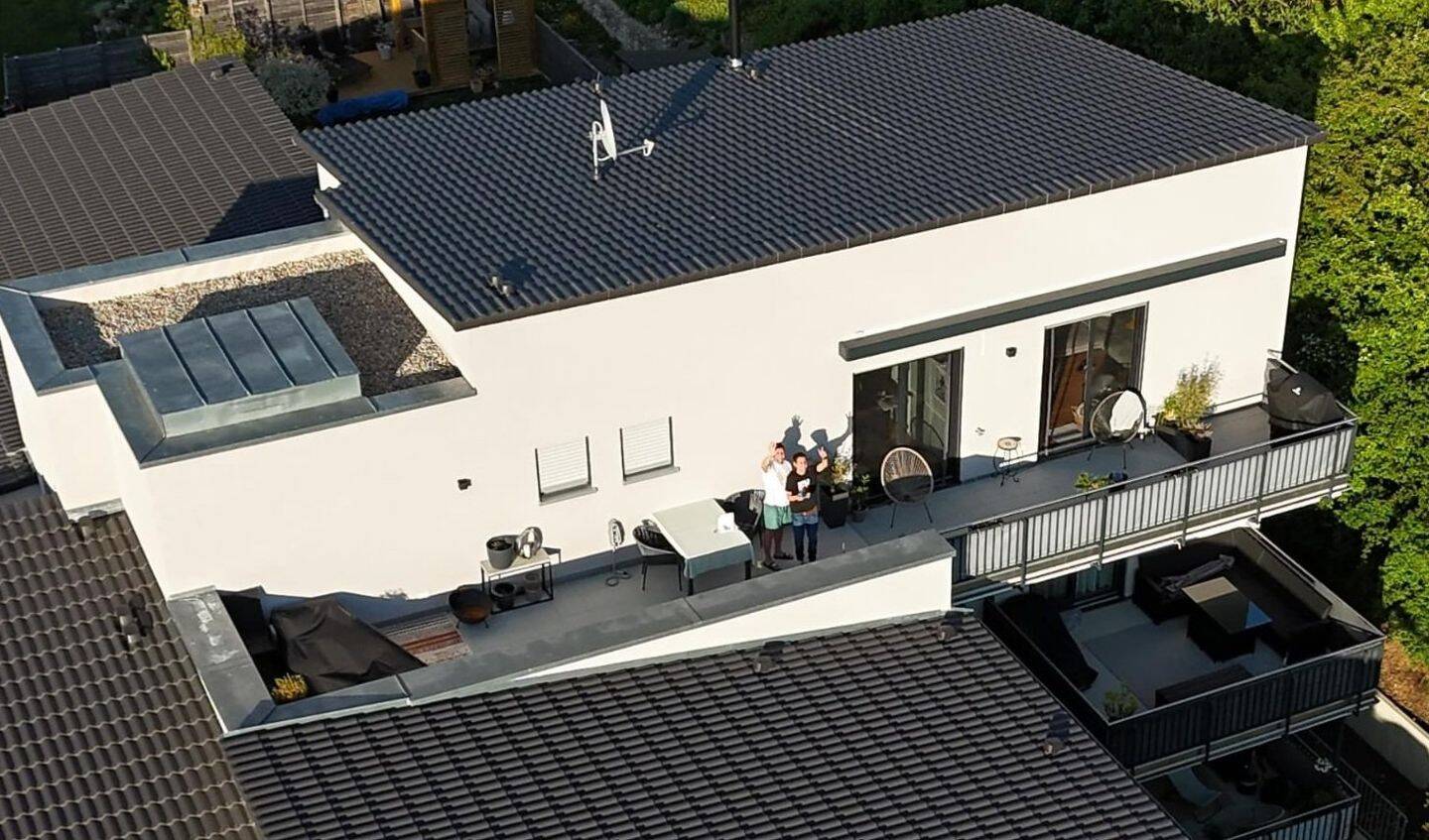 Exklusives Penthouse mit großer Dachterrasse, Aufzug und Doppelgarage, 97204 Höchberg