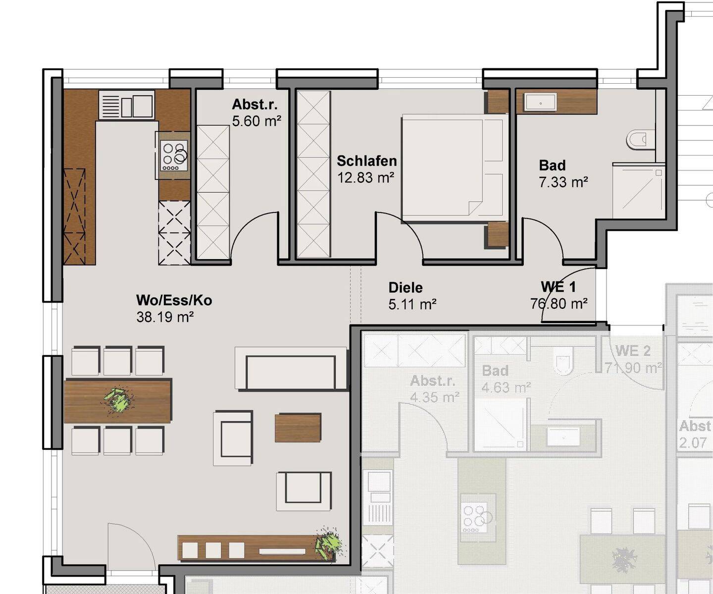 Exklusive 2-Zimmer-Wohnung in Perl zu vermieten, 66706 Perl