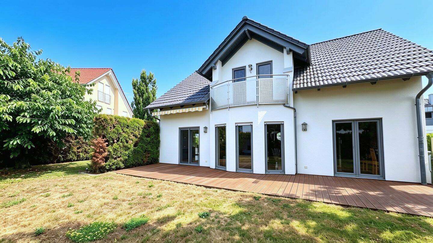 Modernes Einfamilienhaus im beliebten Neubaugebiet – Garten, Terrasse & 2 Balkone, 74226 Nordheim