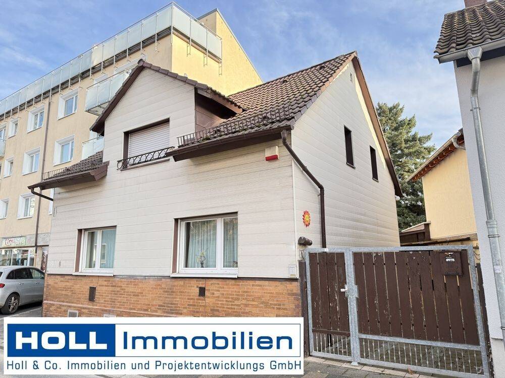 * * * OF-Bürgel – top Lage * * * Gemütliches 1-Familienhaus mit Garage, 63075 Offenbach am Main (Bürgel Offenbach am Main Rumpenheim Waldheim)