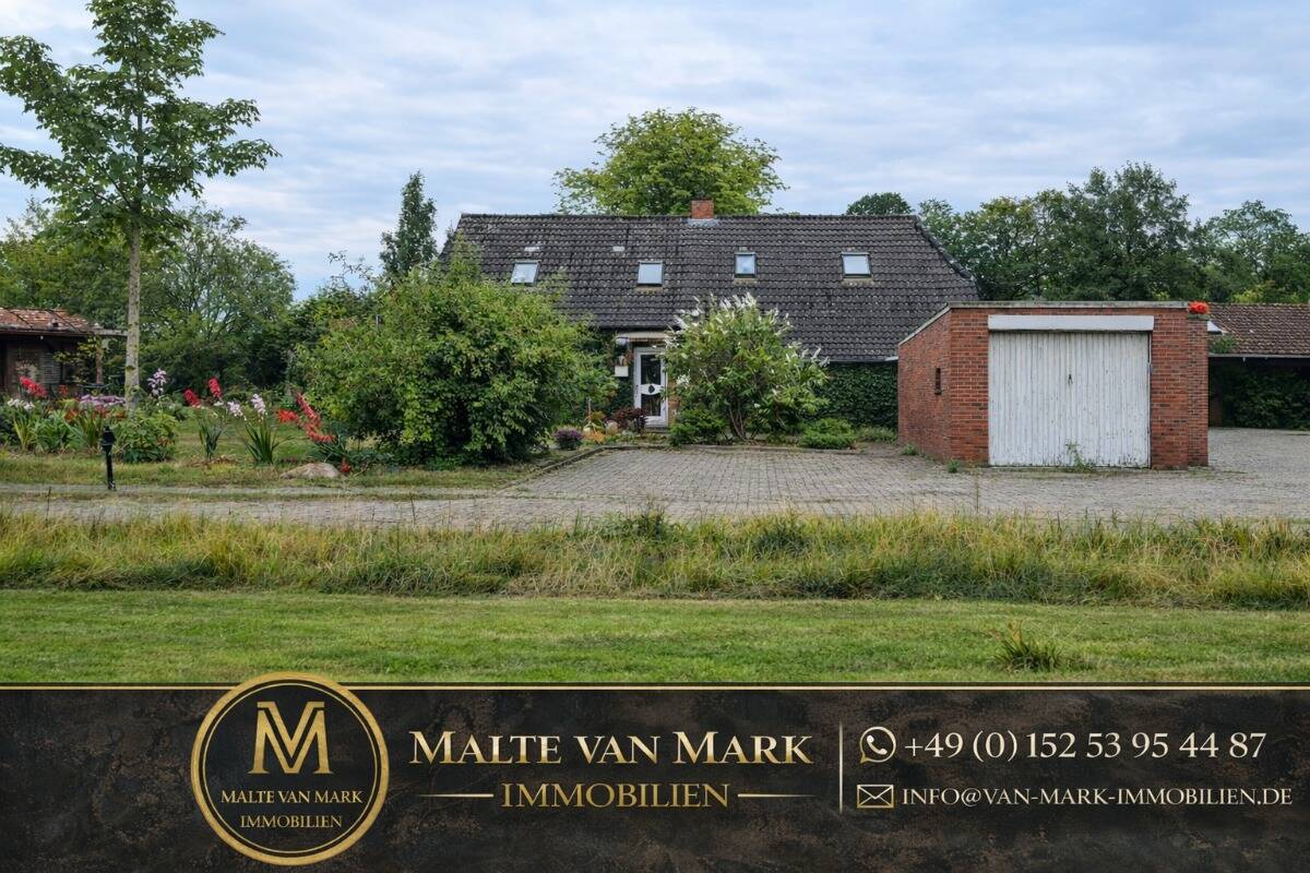 Freistehendes Landhaus (saniert) in Süd-Victorbur | 800 m² Garten | ruhige Sackgasse, 26624 Südbrookmerland