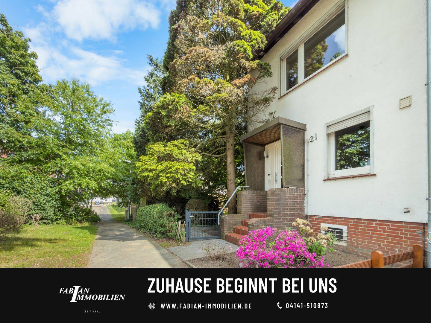 Reihenendhaus mit schönem Garten in Stade, 21682 Stade