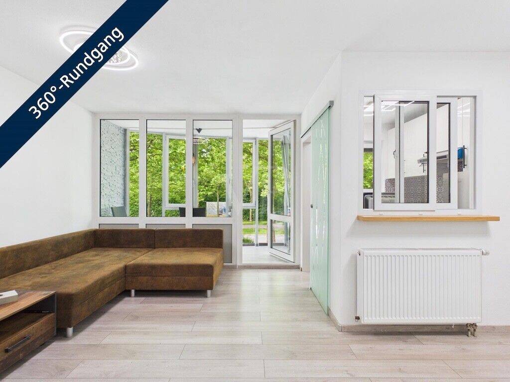 Helle, lichtdurchflutete 2 ZKB Wohnung mit Wintergarten, IN-West nahe Klinikum