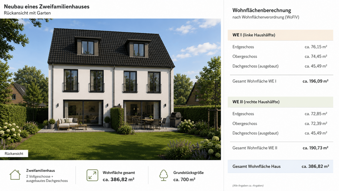 Bauen Sie ihr Traum-Zweifamilienhaus in Hamburg Volksdorf, 22359 Hamburg (Wandsbek Bergstedt Rahlstedt Volksdorf)