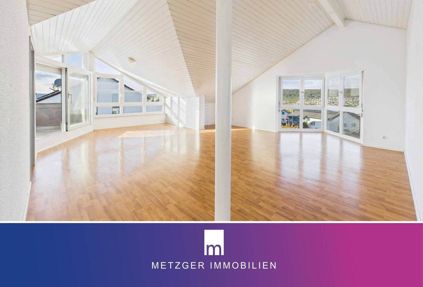 Lichtverwöhnte, offen gestaltete Dachgeschosswohnung mit Süd-Balkon, 73779 Deizisau