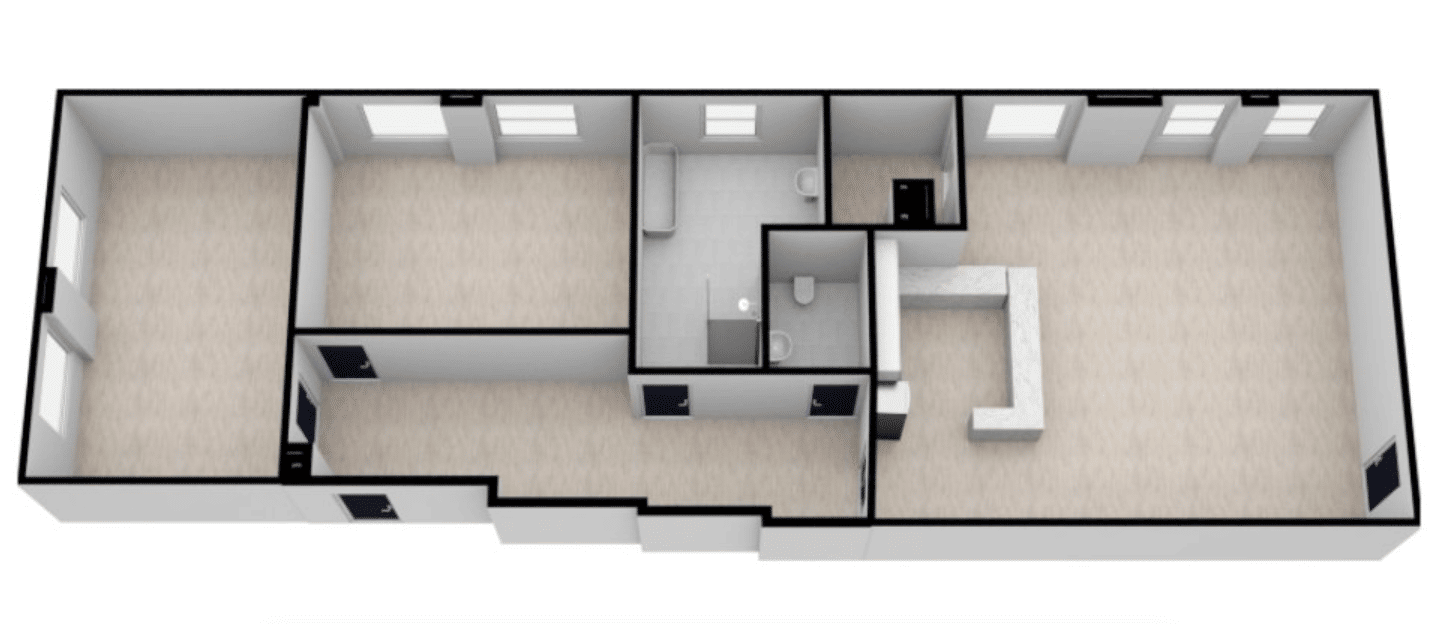 3-Zimmer-Wohnung mit doppel Eingang in Lichtenberg, 10367 Berlin (Lichtenberg Hohenschönhausen Lichtenberg)