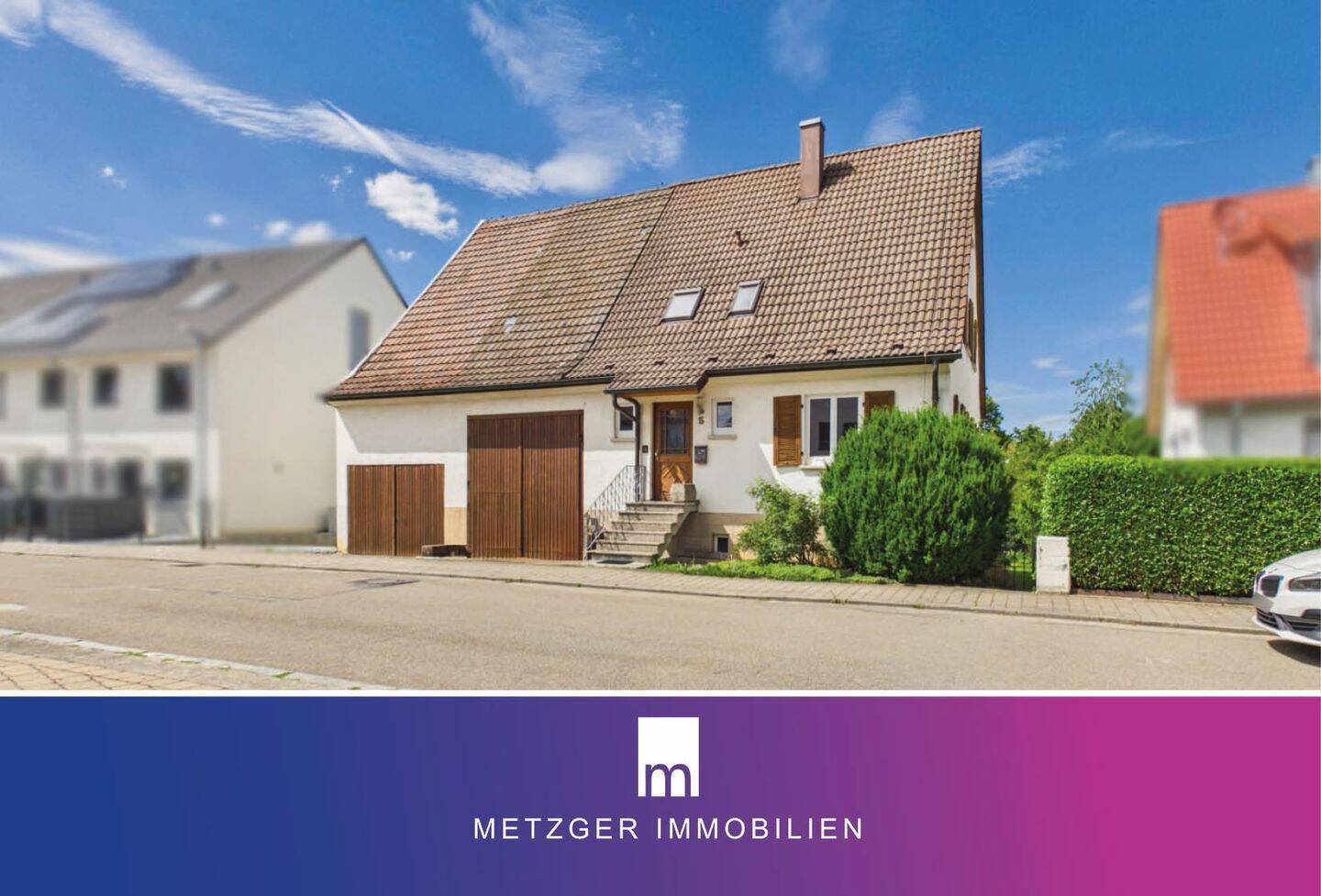Freistehendes EFH – 750m² Grundstück mit tollem Garten & großer Scheune direkt am Bach, 73278 Schlierbach