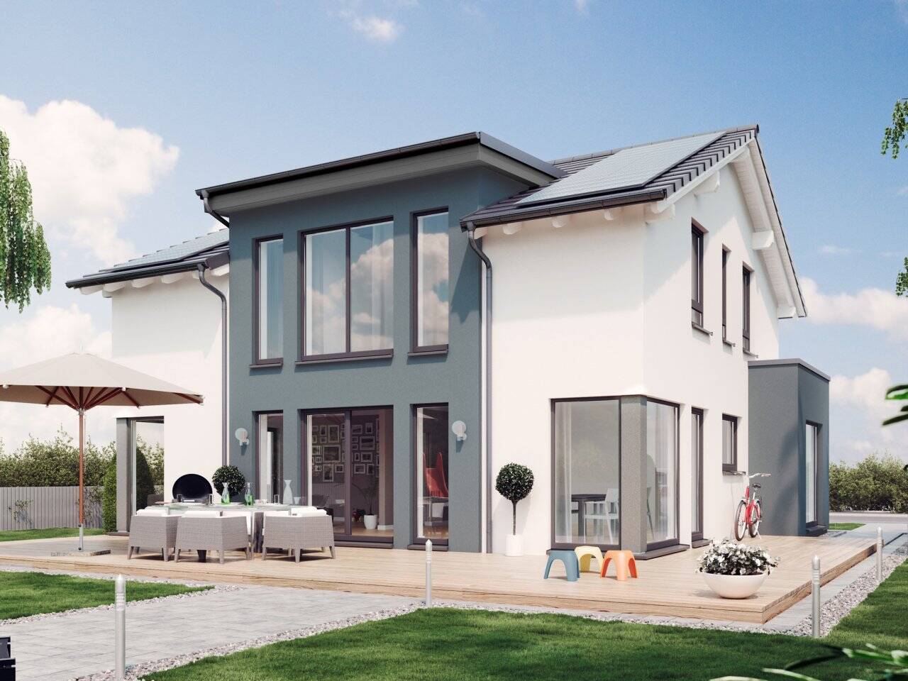 Charmanter Neubau mit 154 qm trifft auf modernes Design., 71563 Affalterbach