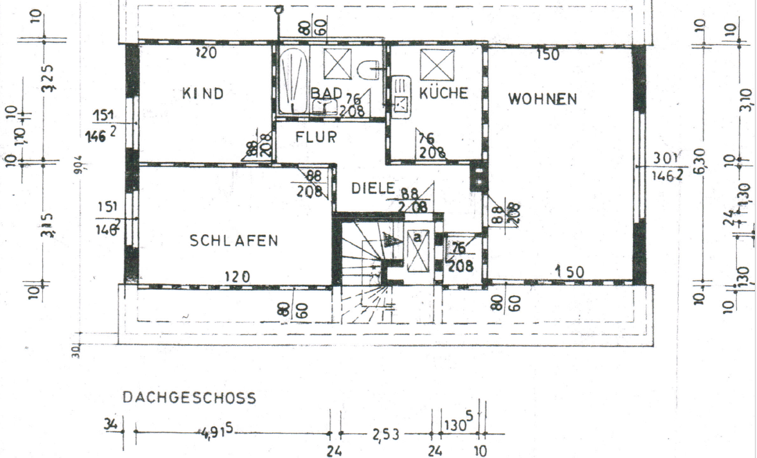 Gemütliche 3-Zimmer Dachgeschosswohnung (2. OG) in Bargteheide von Privat, 22941 Bargteheide