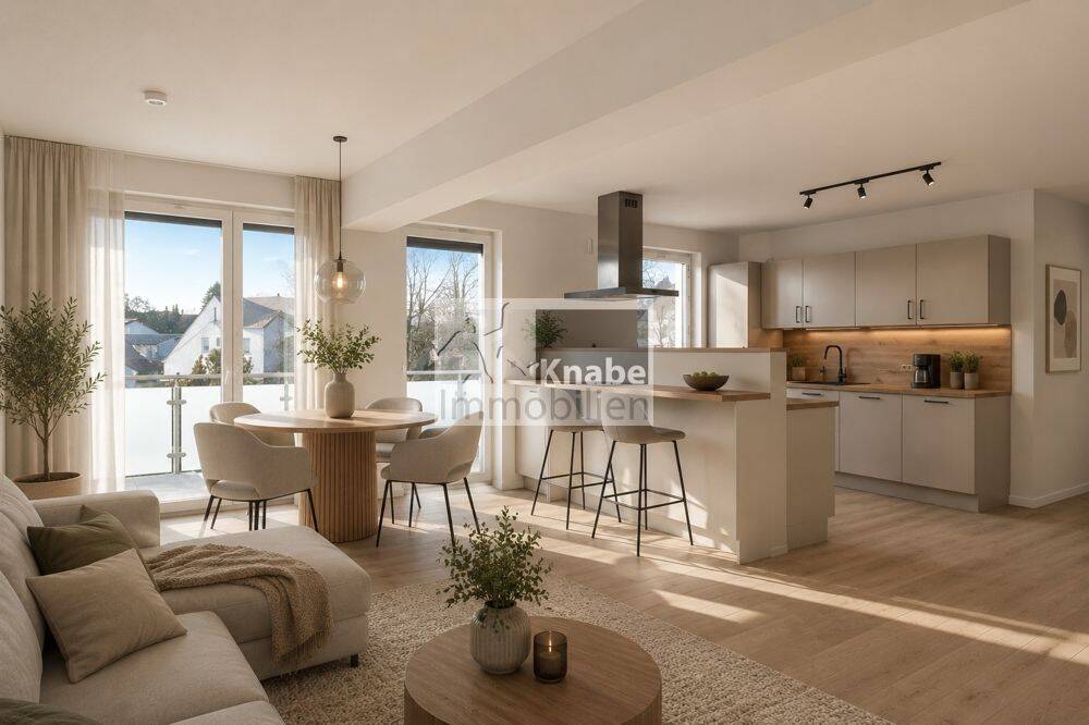 Modern wohnen mit viel Licht und großzügigem Balkon – Wohnglück für Singles und Paare, 49328 Melle