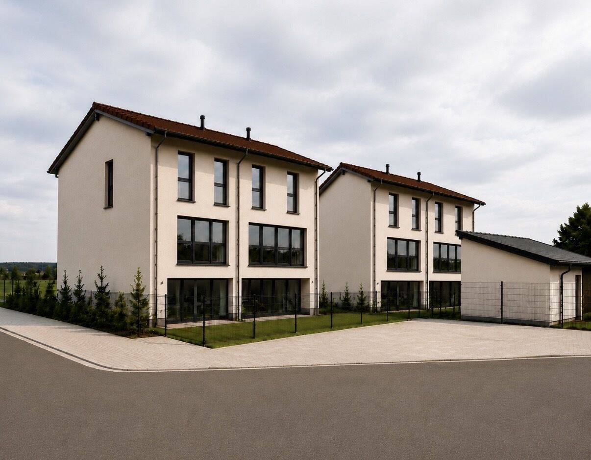 Neubau moderner Doppelhaushälften, 84323 Massing