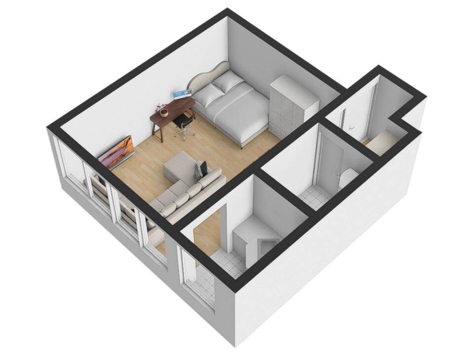 Sehr gut geschnittene 1 Zimmerwohnung in Neu-Isenburg, 63263 Neu-Isenburg
