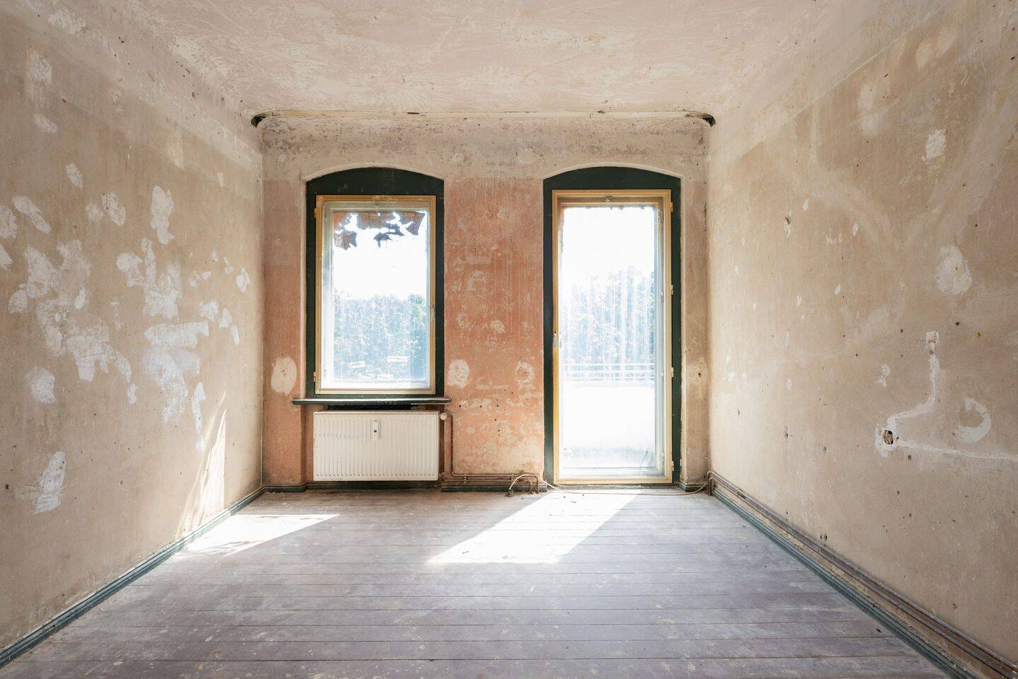 3-Zimmer Rohbauwohnung im ruhigen Gartenhaus, 12049 Berlin (Neukölln)