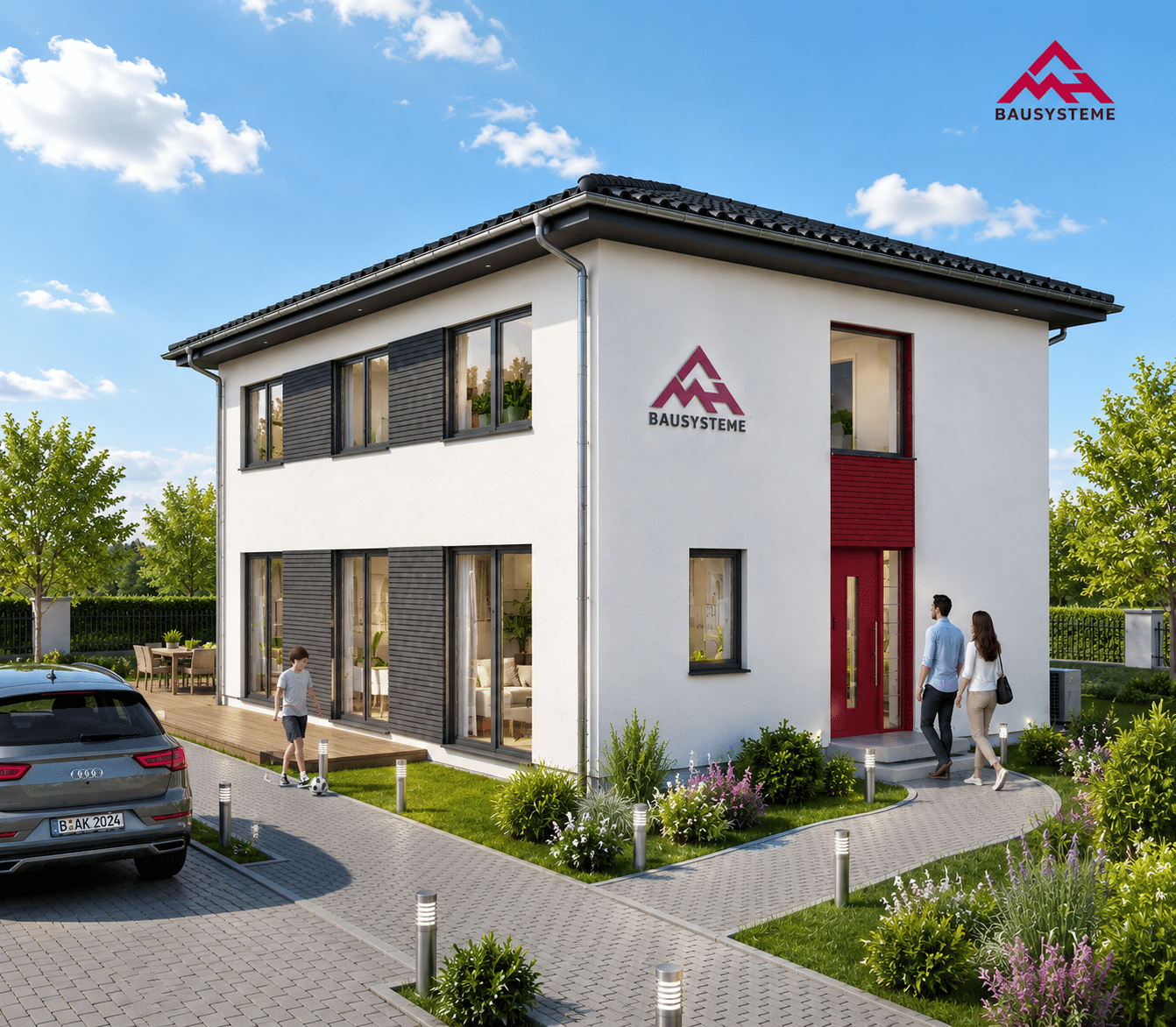 Grundstück 457 m² + Stadtvilla 155 m², 14641 Nauen