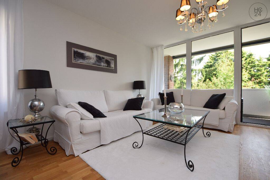 Klassisch-elegant möblierte Wohnung mit Balkon Nähe Rodenkirchener Rheinufer, 50999 Köln (Rodenkirchen Hahnwald Sürth Weiß)