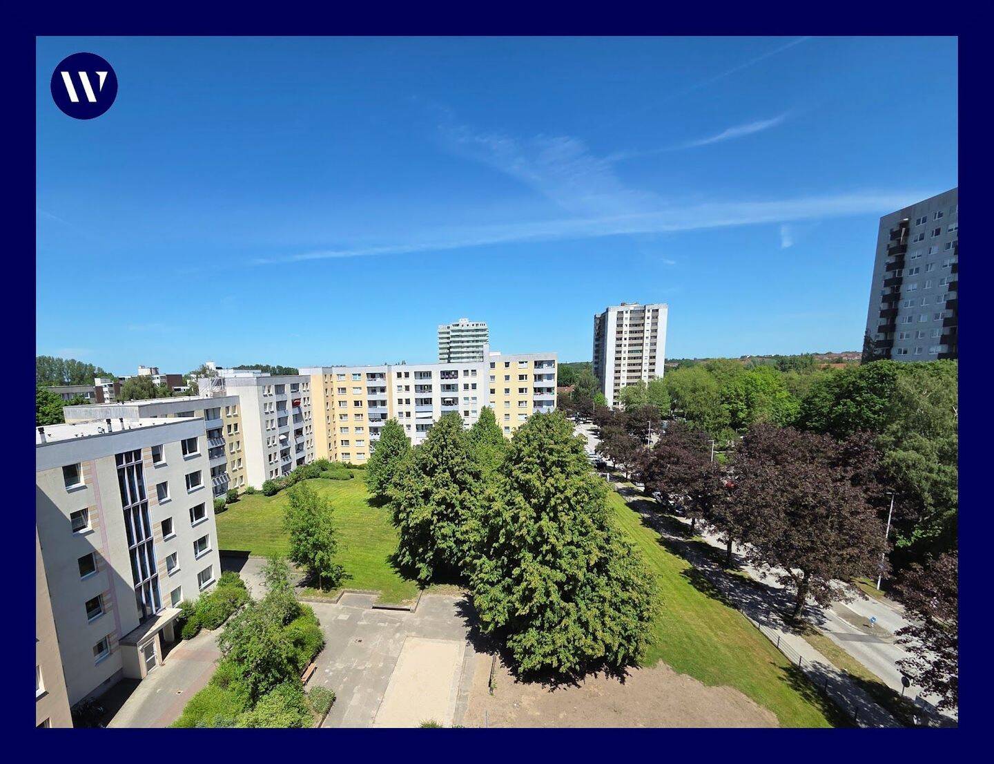 Wohnen mit Ausblick im Grünen – 3 Zimmer + Balkon + Einbauküche + modernes Bad + Gäste-WC +Aufzug, 24119 Kronshagen