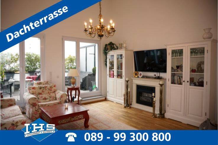 3-Zimmer-Dachterrassen-Wohnung mit ca. 55 m² Terrasse in Laufnähe zur S-Bahn / Poing, 85586 Poing