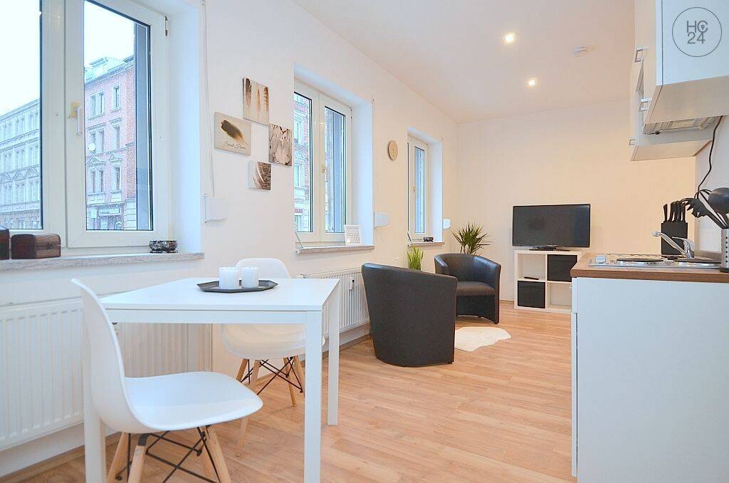 Modern möbliertes 1-Zimmer-Apartment mit WLAN in Fürth Mitte, 90763 Fürth (Südstadt Weikershof)