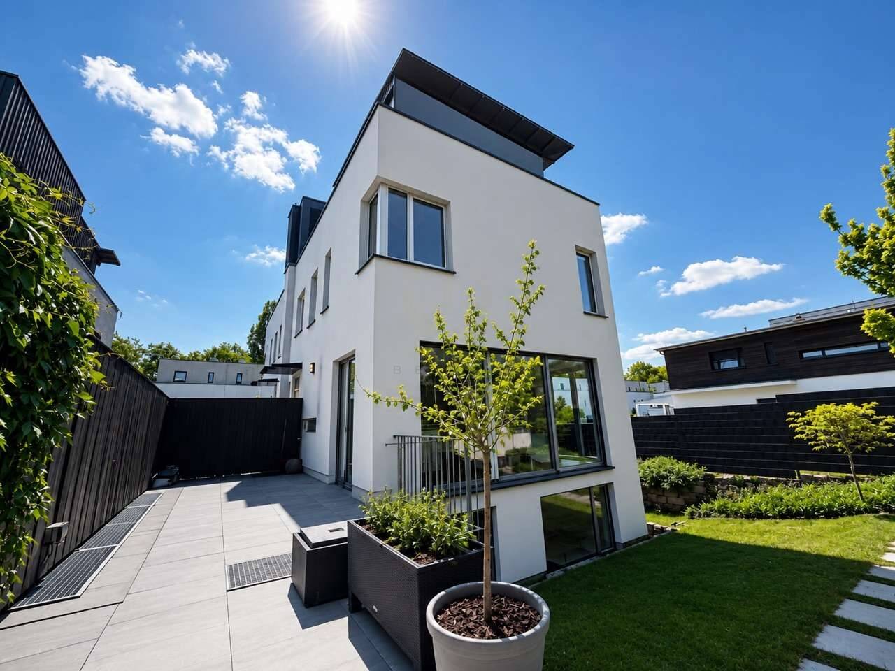 Exklusives Townhouse in Grunewald: 190 m² Wohnluxus mit 360°-Dachterrasse & separatem Zugang