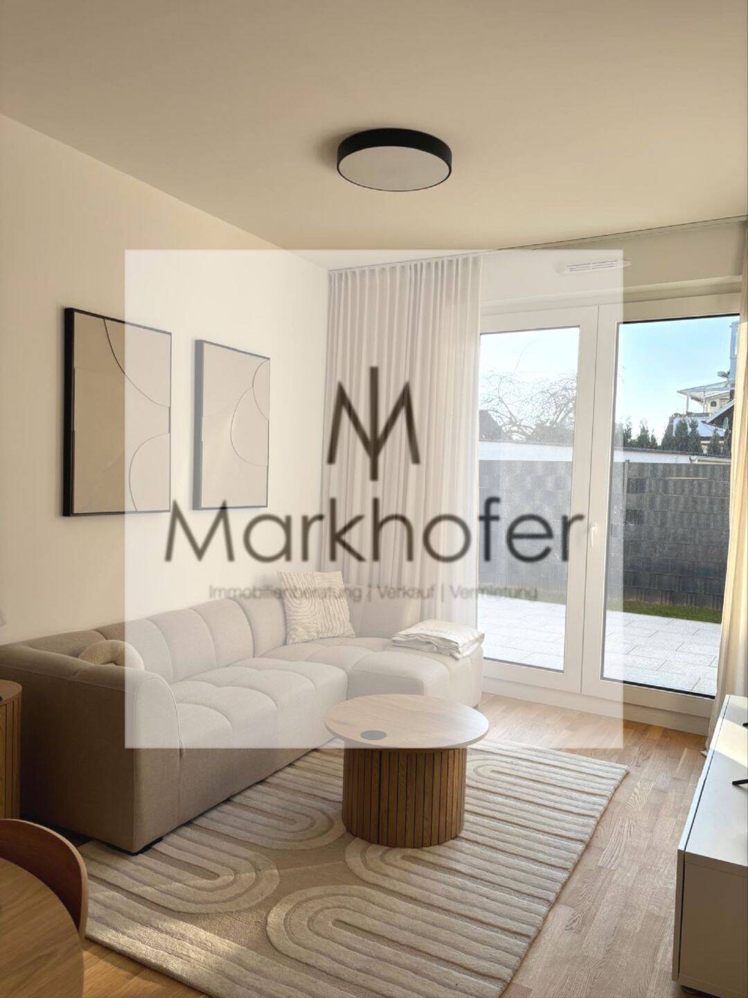 Teilmöbilierte Neubau – Erdgeschoss- Wohnung mit 2 Zimmern und Terrasse zu vermieten !, 66424 Homburg