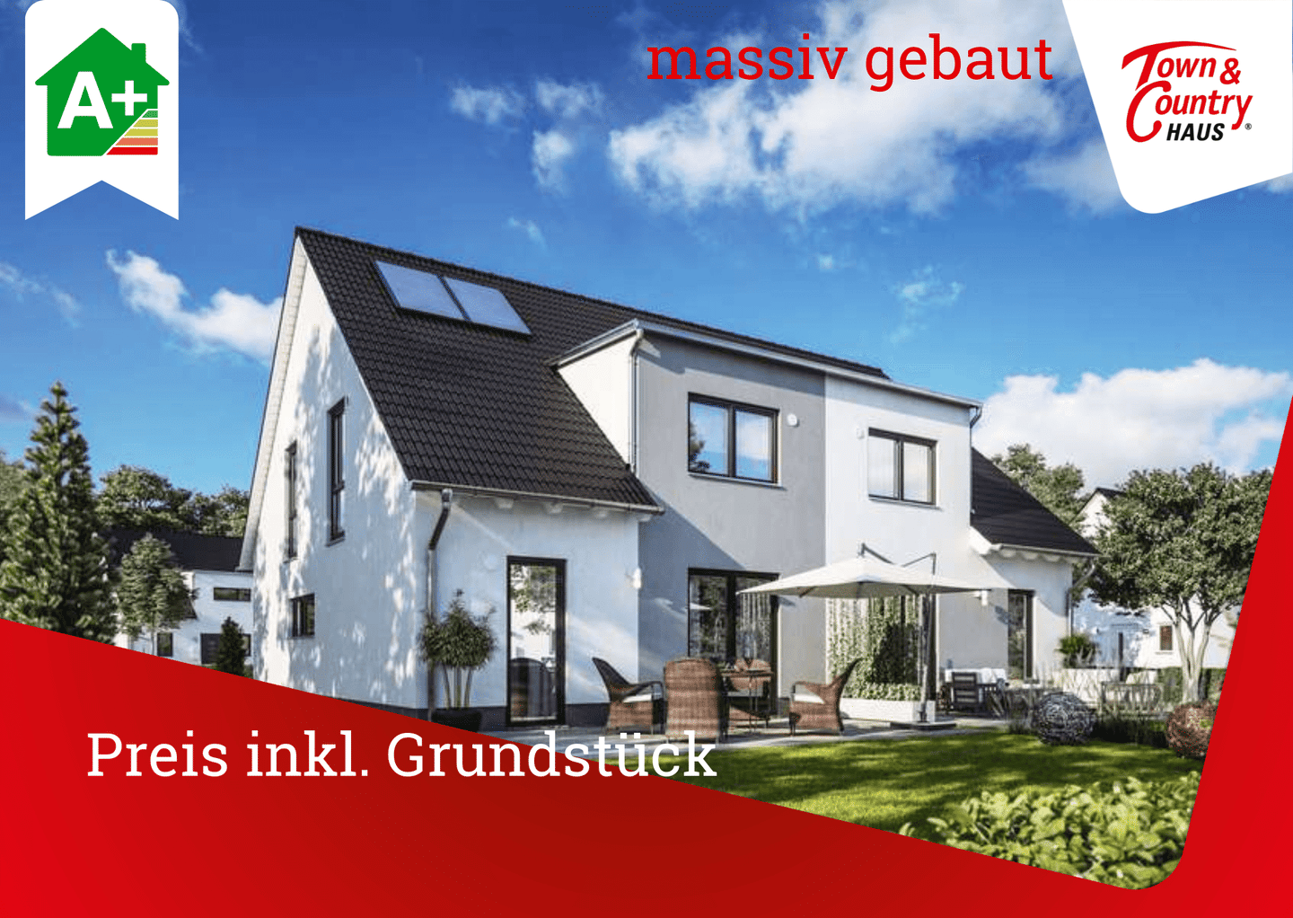 massiv gebaut, Preis schlüsselfertig inkl. Grundstück, 54516 Wittlich