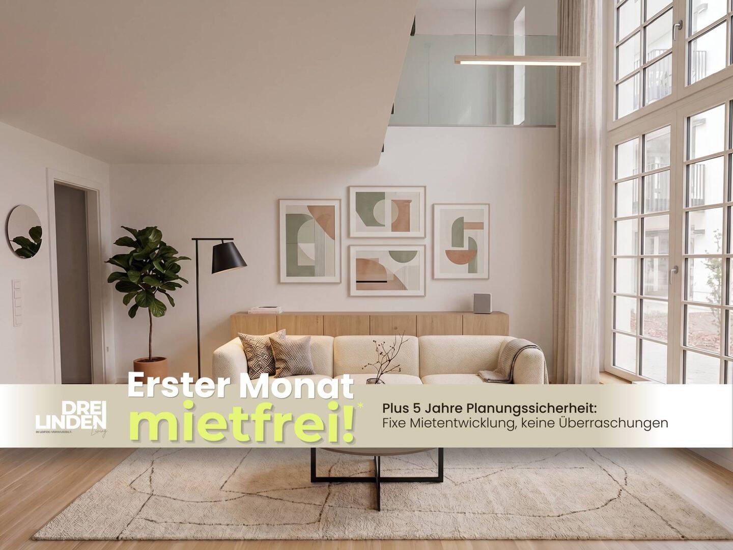++ ERSTBEZUG: First-Class-Maisonette mit Terrasse im Wohnquartier DREILINDEN Living ++, 4177 Leipzig (Altlindenau Lindenau)