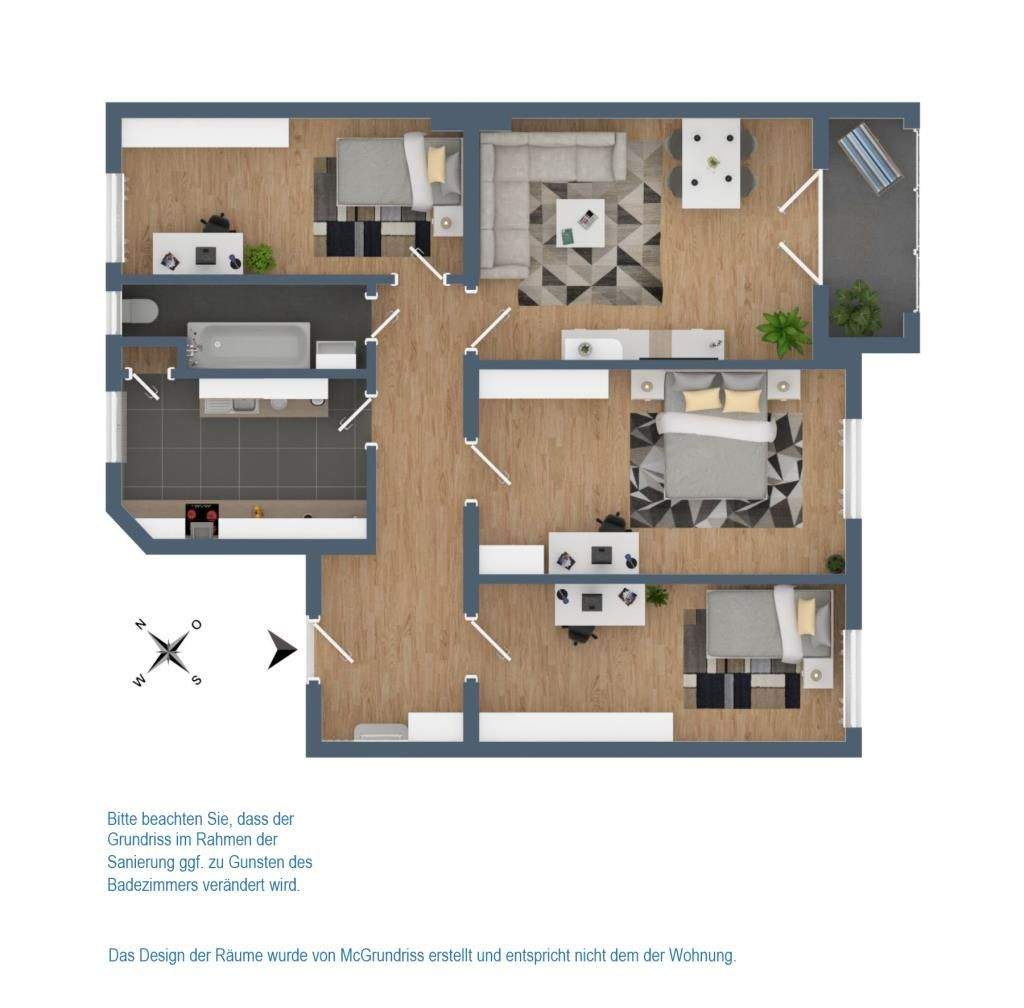 Wohntraum nach Sanierung – 4-Zimmer-Eigentumswohnung in Toplage von Berlin-Johannisthal, 12487 Berlin (Treptow-Köpenick)