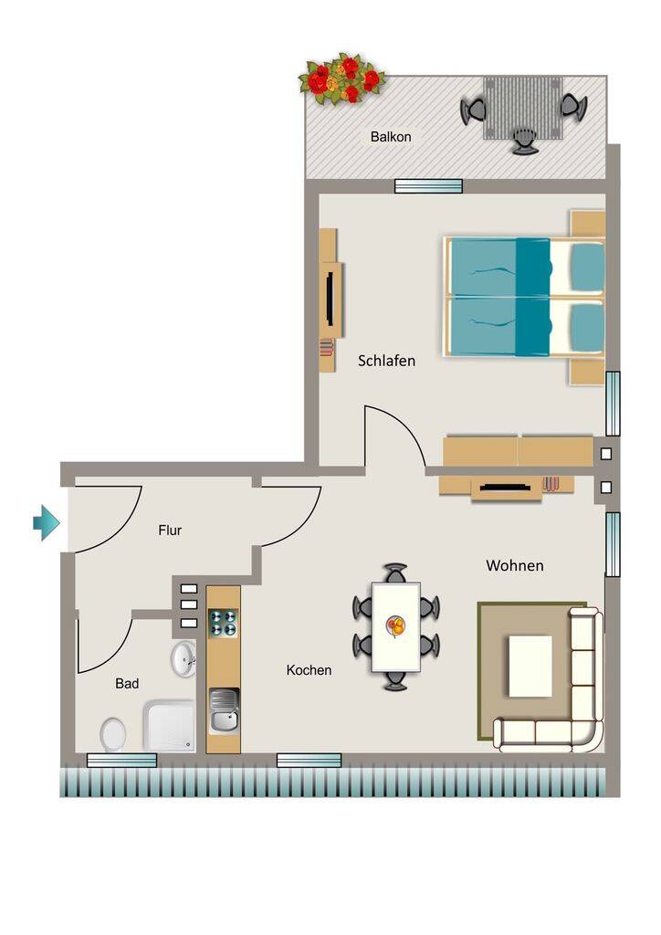 Junges Wohnen bei VIVAWEST., 44137 Dortmund (Mitte)