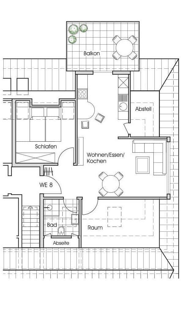 Ihr neues Zuhause: Ruhige 3-Zimmer-Dachgeschoss-Neubauwohnung in Walsrode mit Balkon, 29664 Walsrode