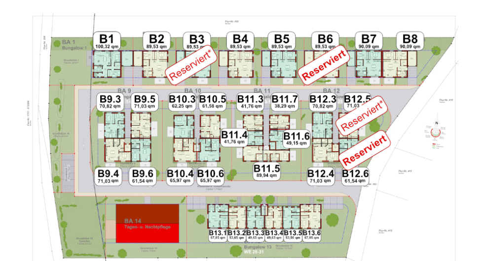 Service Bungalows Neubau Geiselbach, 63826 Geiselbach