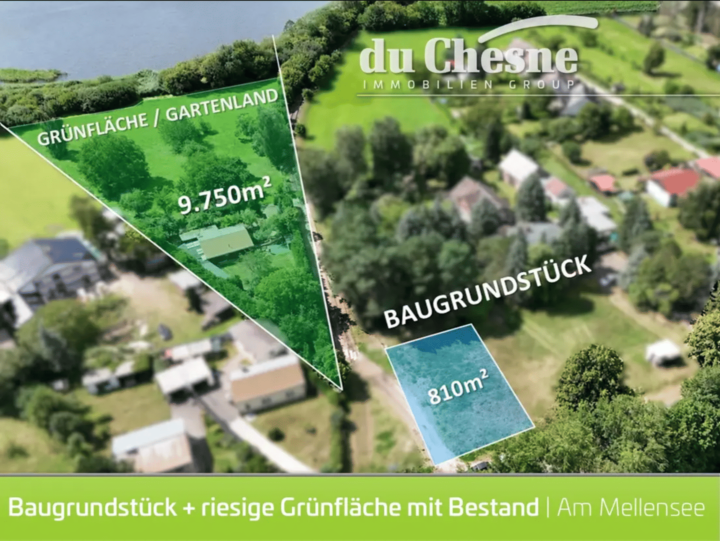 Baugrundstück mit 810m² + 9750 m² Grünfläche mit Bestandsgebäude, 15838 Am Mellensee
