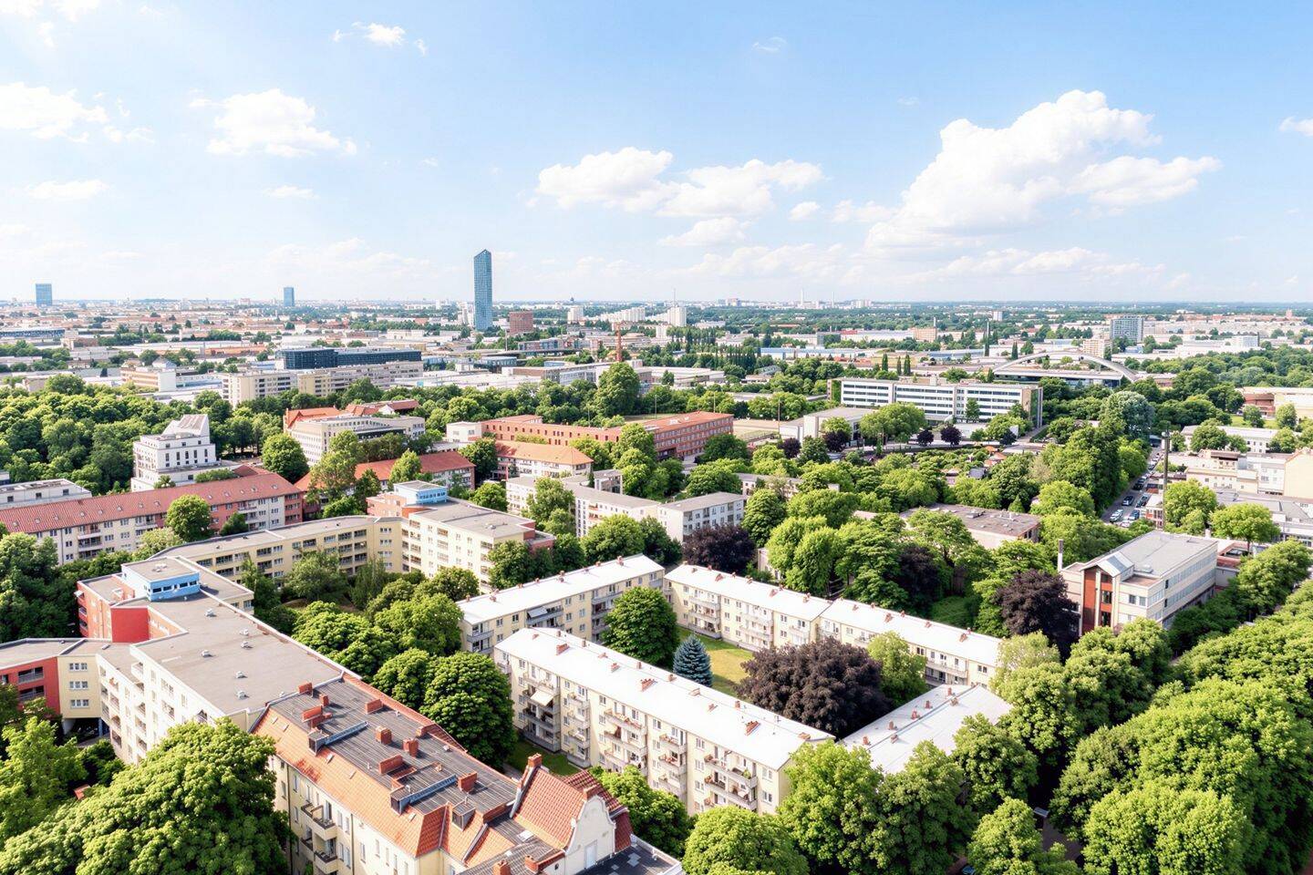 Penthouse-Feeling im Grünen: Großzügige 4-Zimmer-Wohnung mit Terrasse und Balkon in Berlin-Britz, 12347 Berlin (Neukölln)
