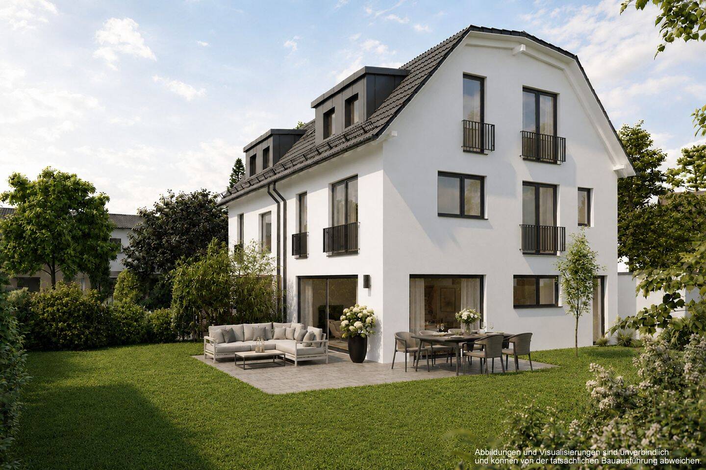 AIGNER – Familienglück im Neubau: Doppelhaushälfte mit Energieeffizienz A+ und Süd-/ Ostgarten, 81827 München (Ramersdorf-Perlach Trudering-Riem)
