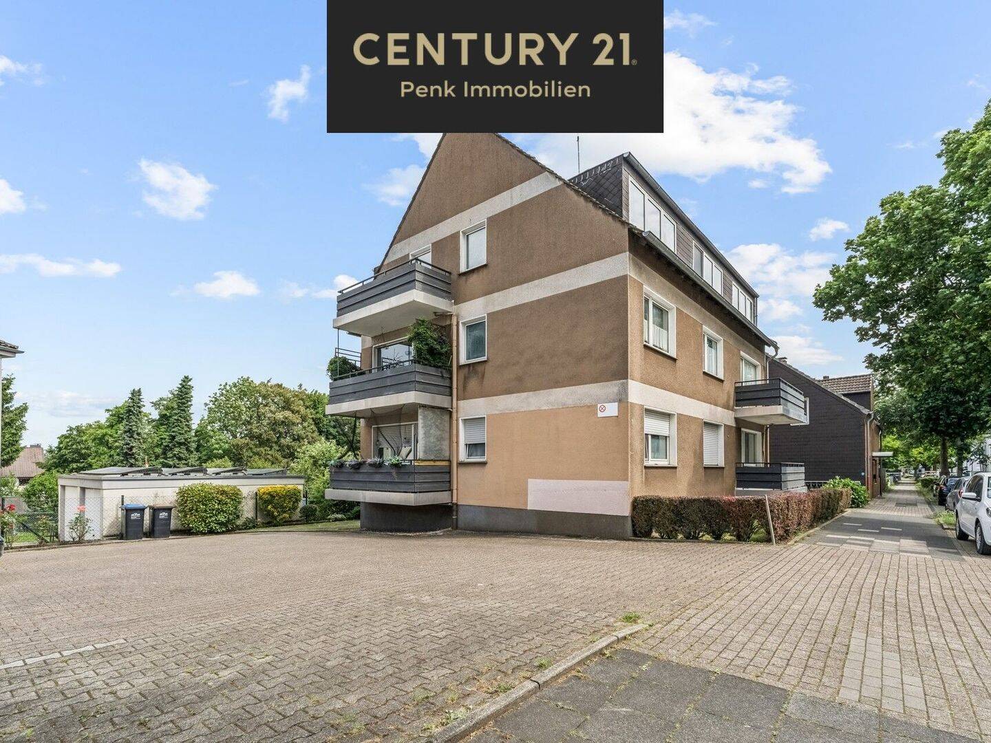 Helle 1-Zimmer-Wohnung mit Balkon, Stellplatz & Tageslichtbad, 45359 Essen (Bedingrade Frintrop Schönebeck)