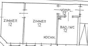 2-Zimmer-Apartment in Fürth, 90763 Fürth (Südstadt Weikershof)