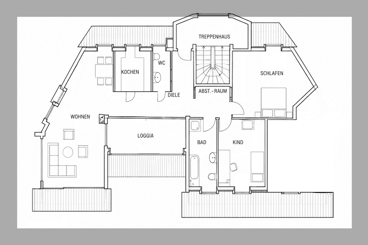 Schöne 3-Zimmer DG Wohnung, 91056 Erlangen