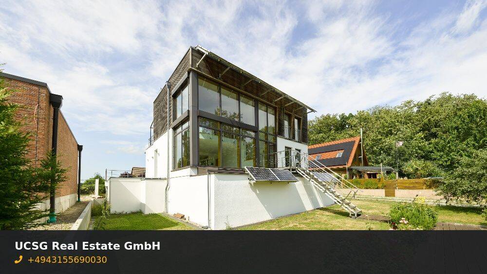 Moderne Villa mit Fördeblick, Indoorpool und privatem SPA in Kitzeberg, 24226 Heikendorf